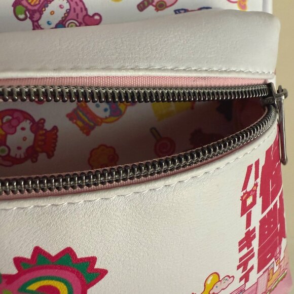 NWT Loungefly backpack Hello Kitty Hot Topic Sweet Monster Kawaii Kaiju Costume - Picture 9 of 10